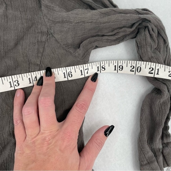 EILEEN FISHER Women’s Linen Blazer Jacket Grey/brown button closure size Small - Picture 10 of 10